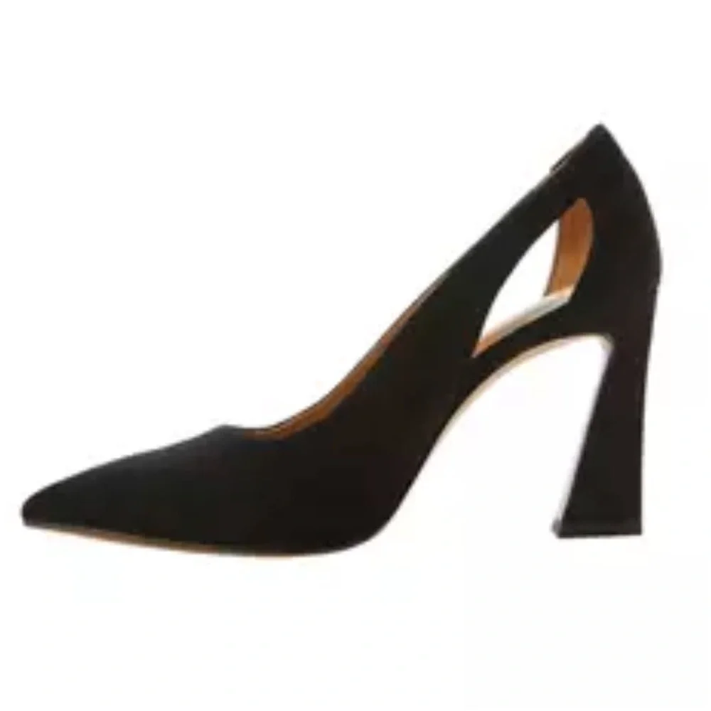 Crown & Ivy Azarria Faux Suede Heels - Black